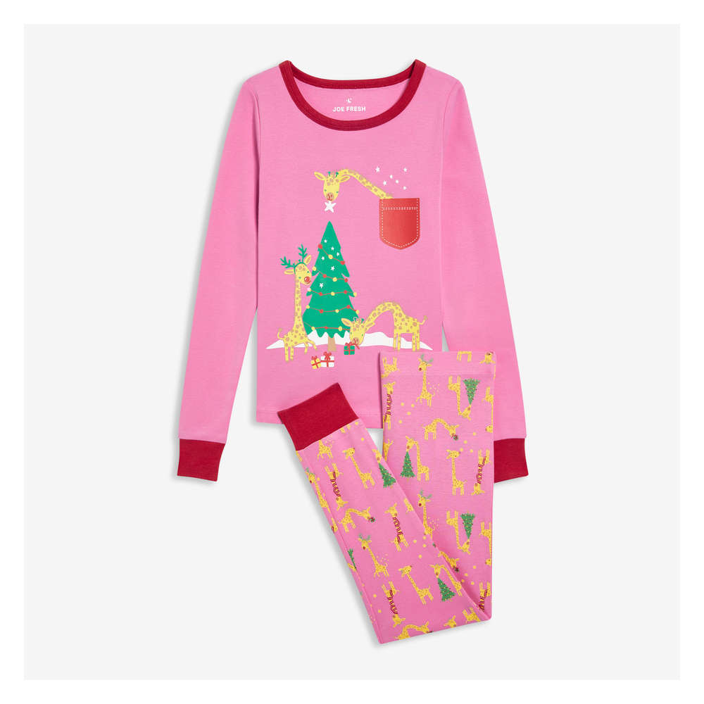 2 Piece Pajama Set in Pink from Joe Fresh