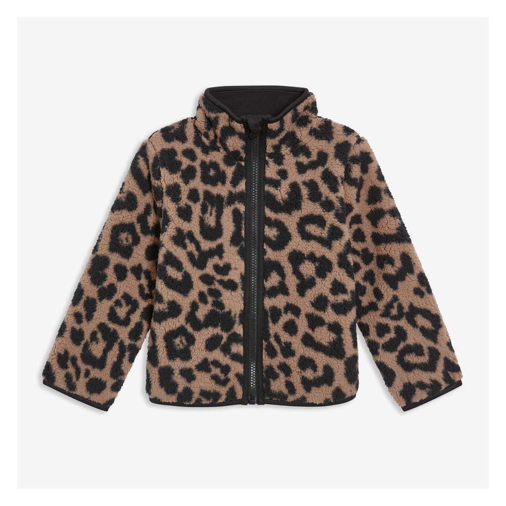 Kids leopard print outlet jacket