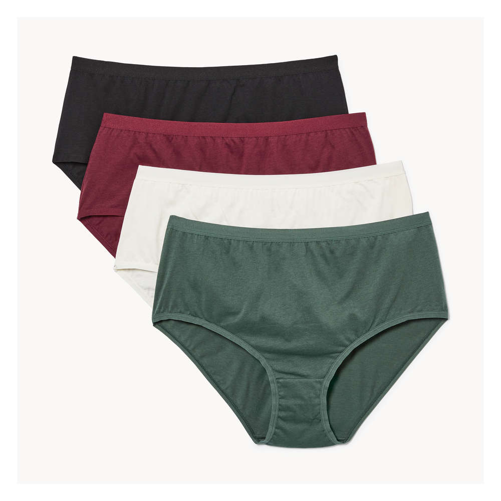 Joe Fresh Women+ 4 Pack Organic Cotton Brief 1 ea, $16.00/1ea