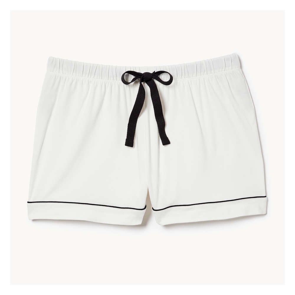 Womens white pajama shorts sale