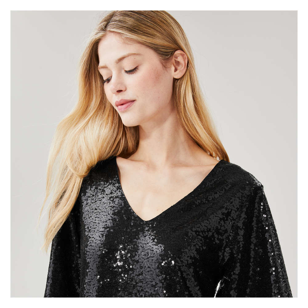 Sequins tshirt dress online