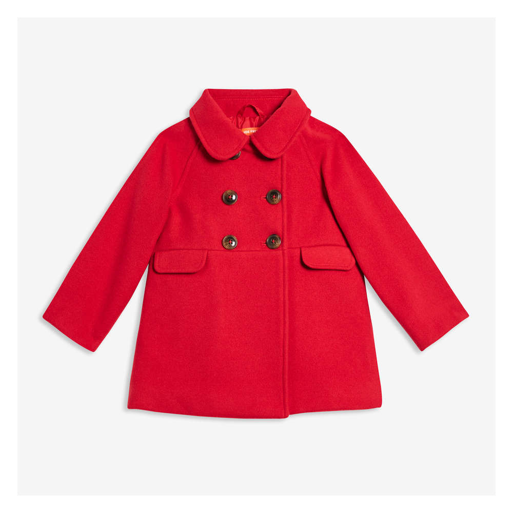 baby girl red coat