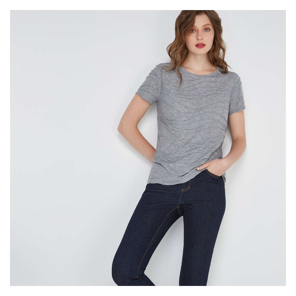 Joe Fresh Wavy Crew Neck Tee 1 ea, $14.00/1ea