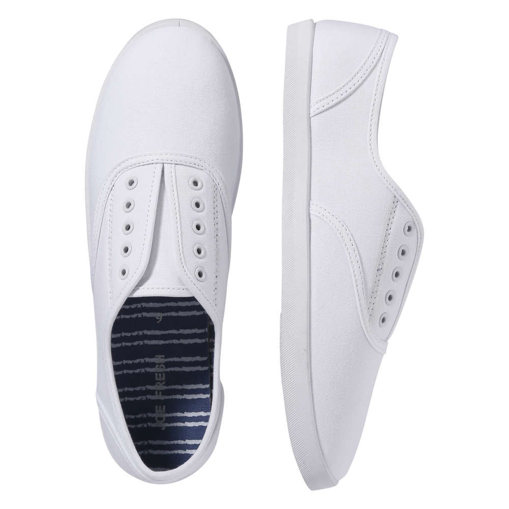 Slip-On Sneakers in White from Joe Fresh