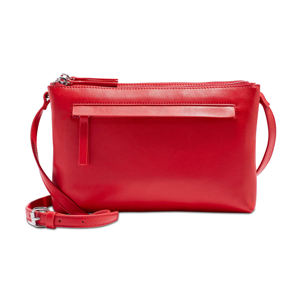 Double Zip Crossbody Bag In Saffron From Joe Fresh Double Zip Crossbody Bag