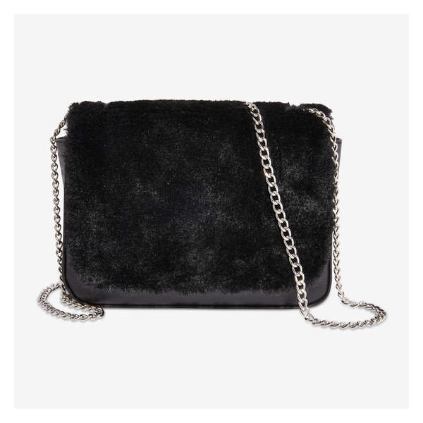 Women S Accessories Joefresh Com Faux Fur Chain Bag