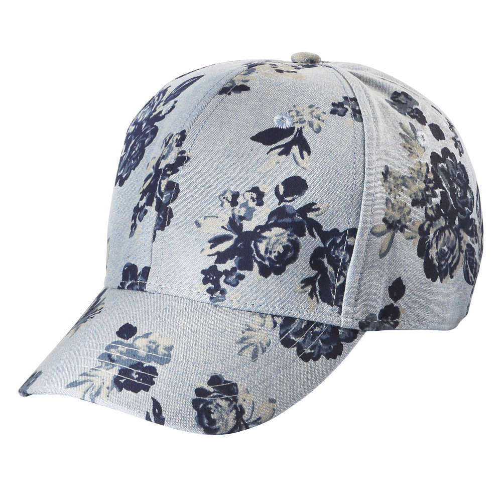 floral baseball cap