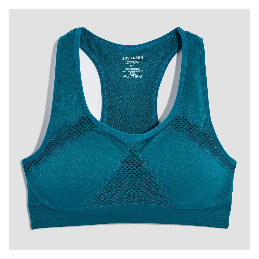 teal sports bra