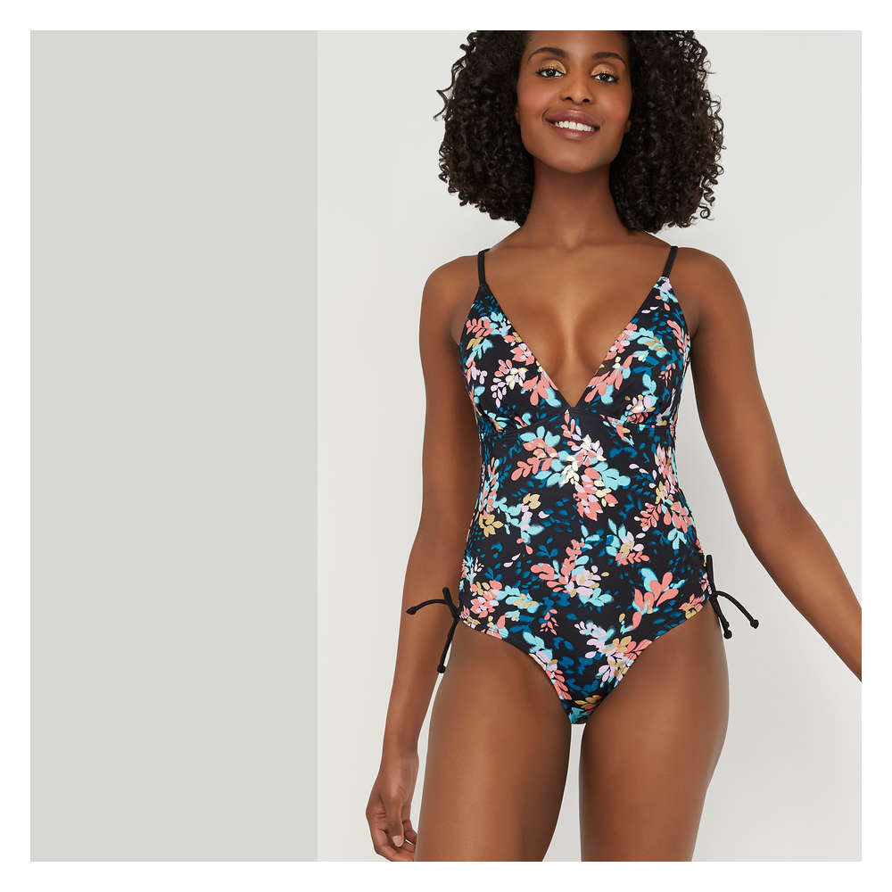 side tie one piece bathing suit