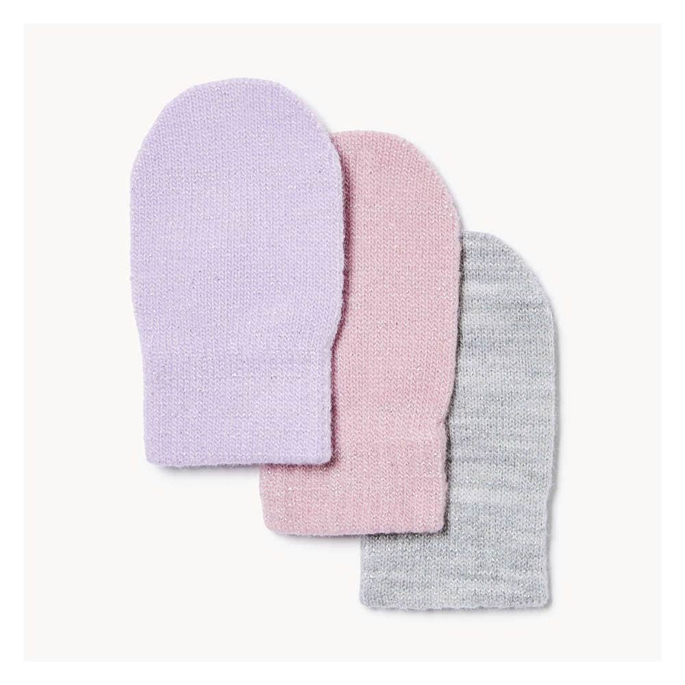 Joe Fresh Baby Girls' 3 Pack Mittens 1 ea, $6.00/1ea