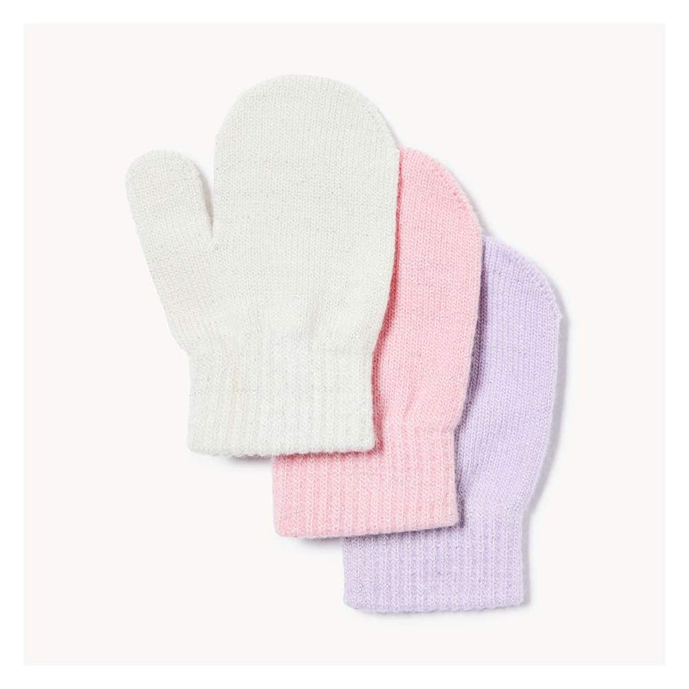 Joe Fresh Ens. 3 paires de mini-mitaines pour petites filles 1 ea, 6,00 $/1ch