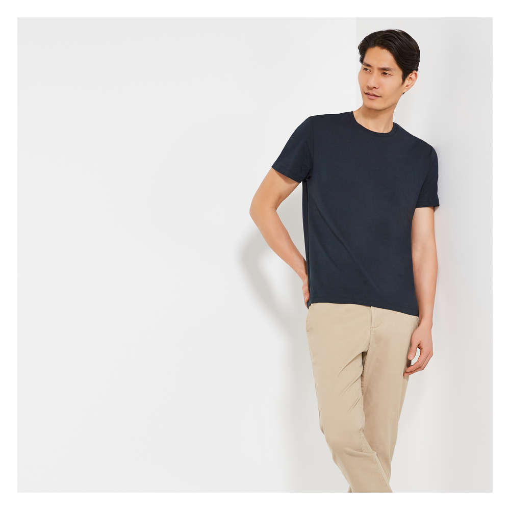 Men's Essential Crew Neck Tee in Navy 