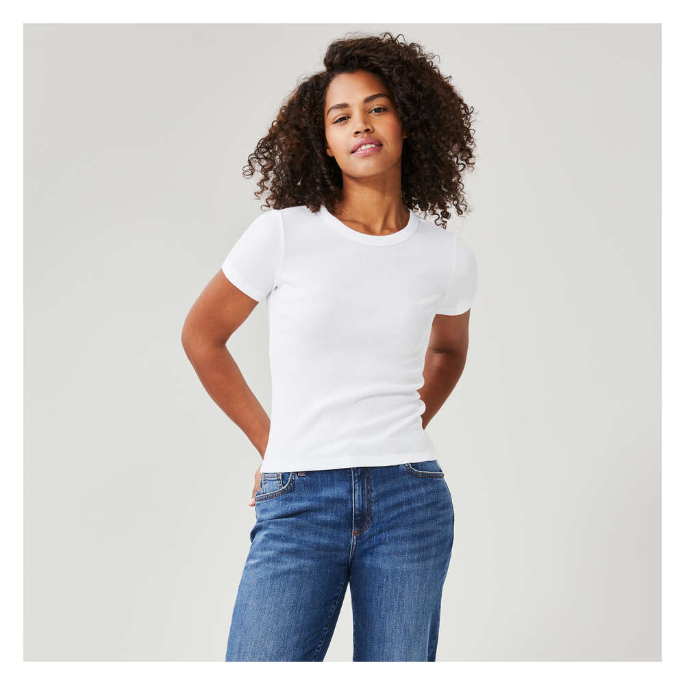 Joe Fresh Rib T-Shirt 1 ea, $19.00/1ea